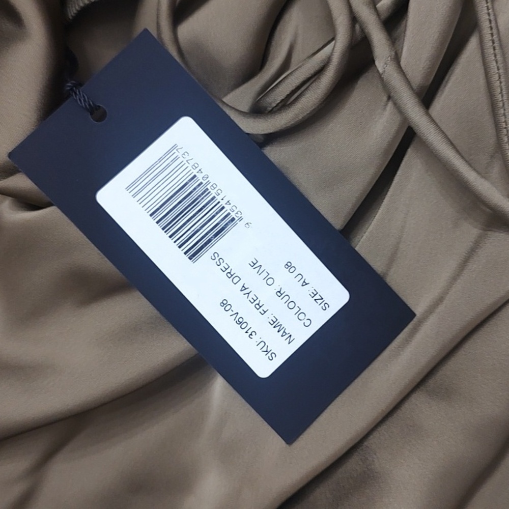 Chic Backless Olive Green Dress - Picture 6 of 7